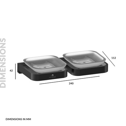 Double Soap Holder | Caviar Series