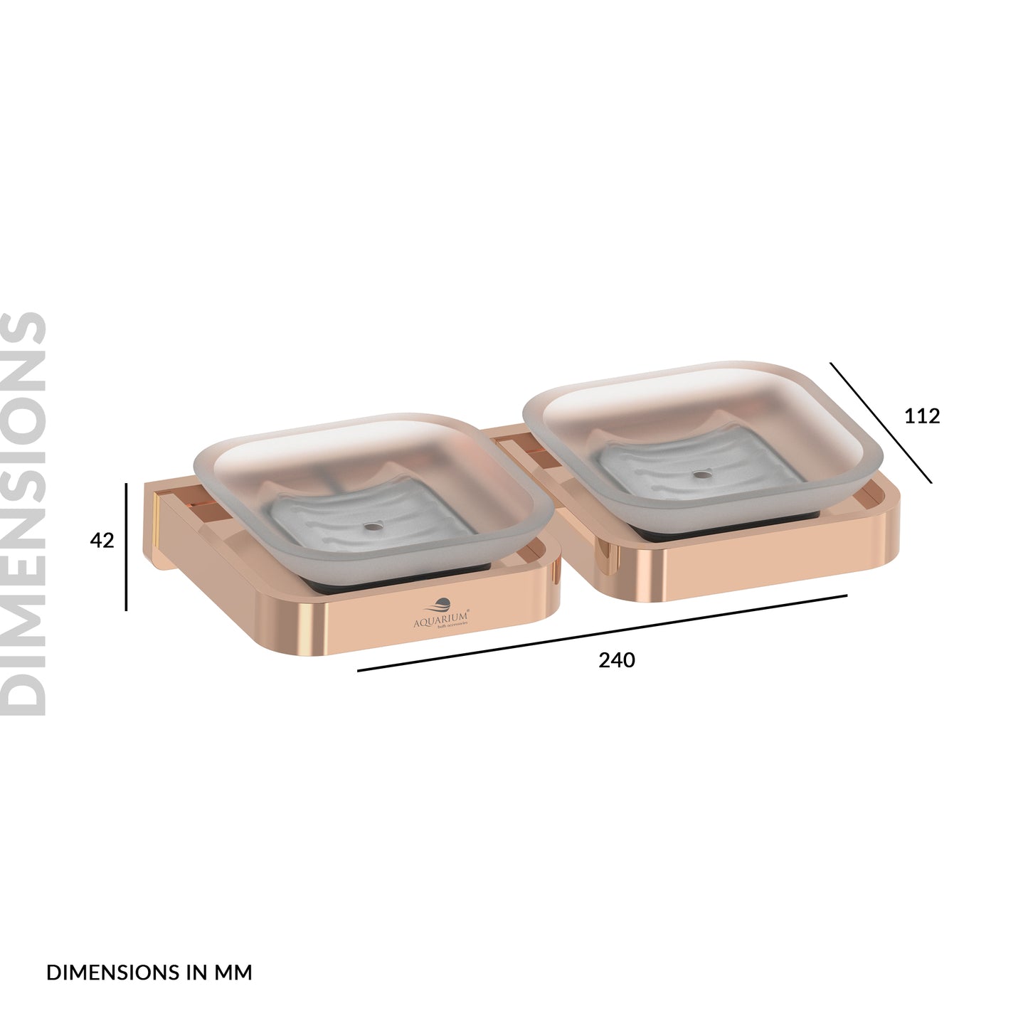Double Soap Holder | Caviar Series