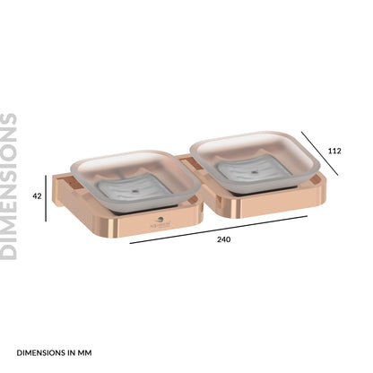Double Soap Holder | Caviar Series