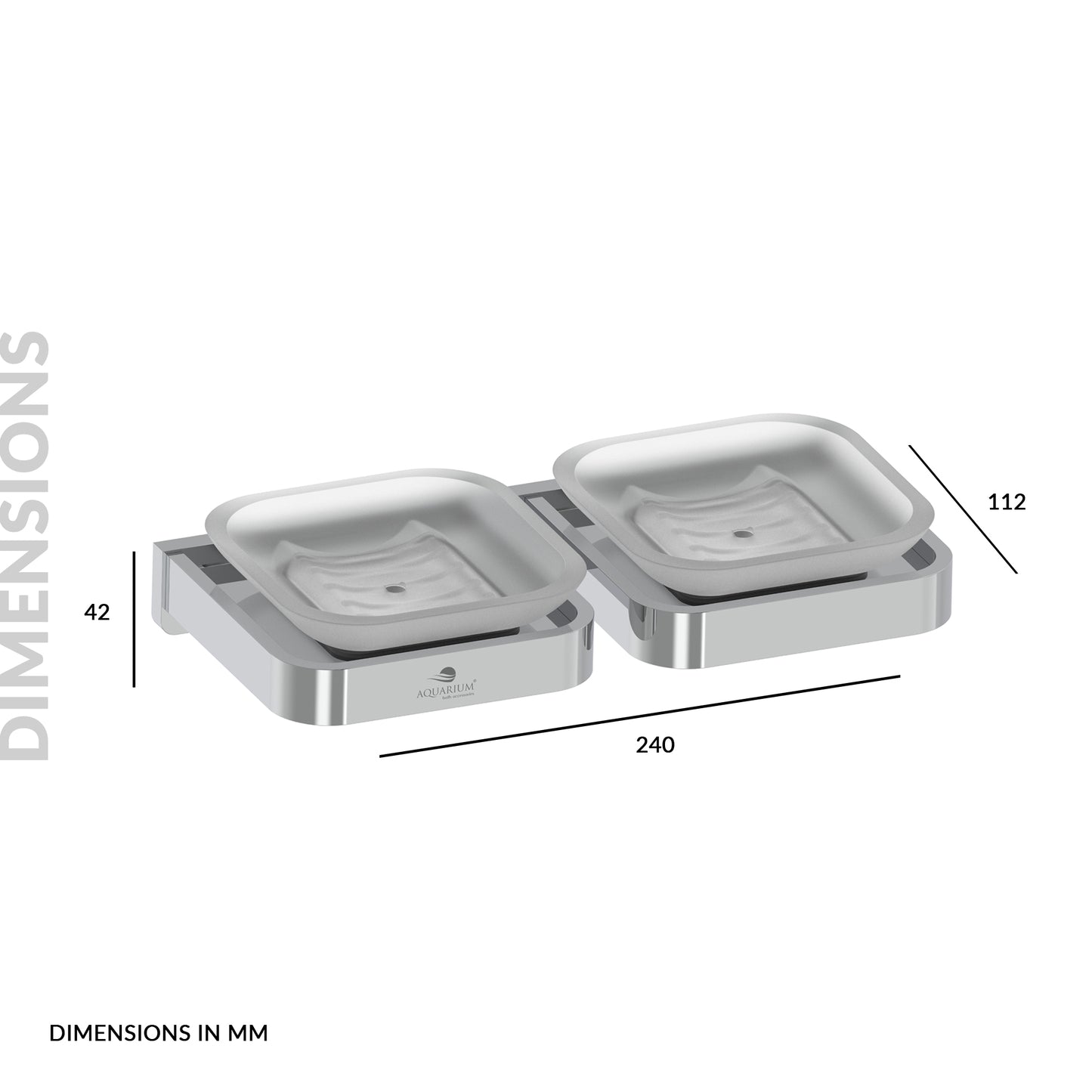 Double Soap Holder | Caviar Series