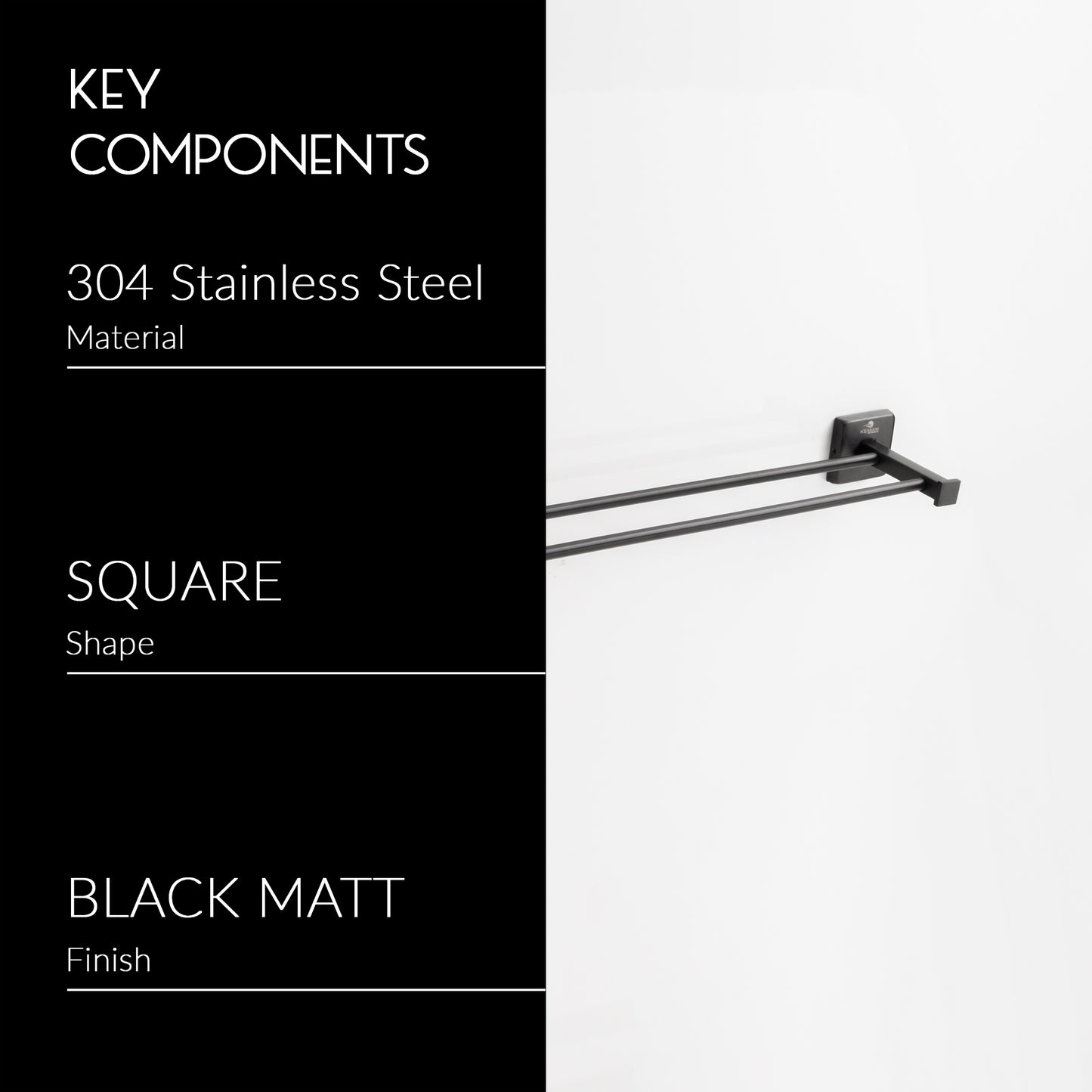 Double Towel Bar | Astro Series