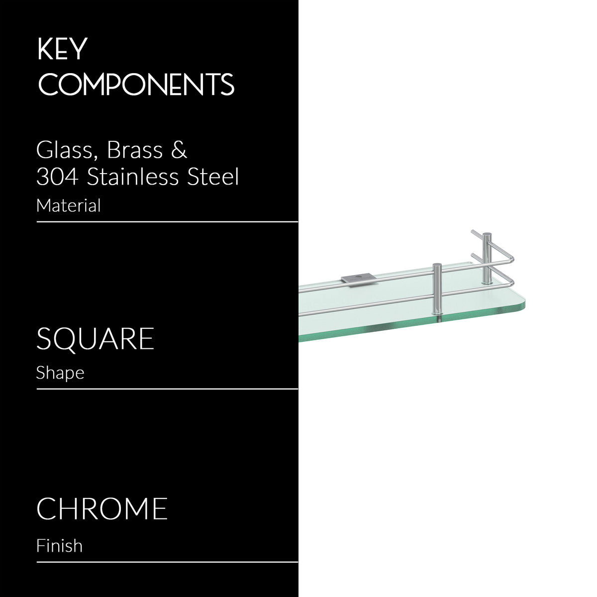 Glass Shelf | Rock
