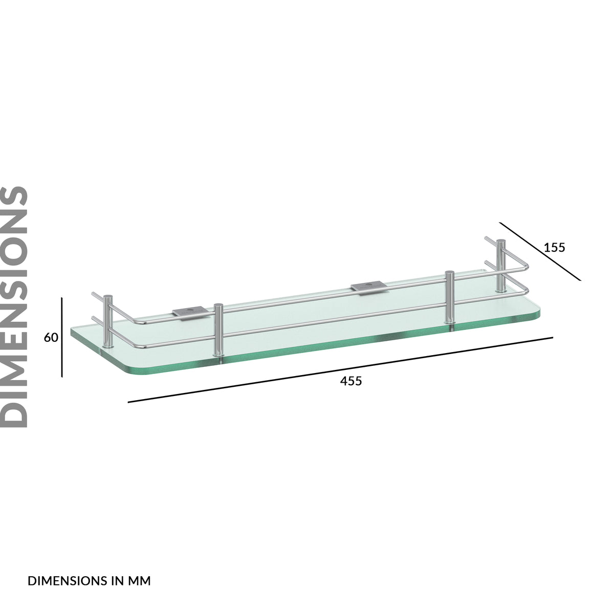 Glass Shelf | Rock