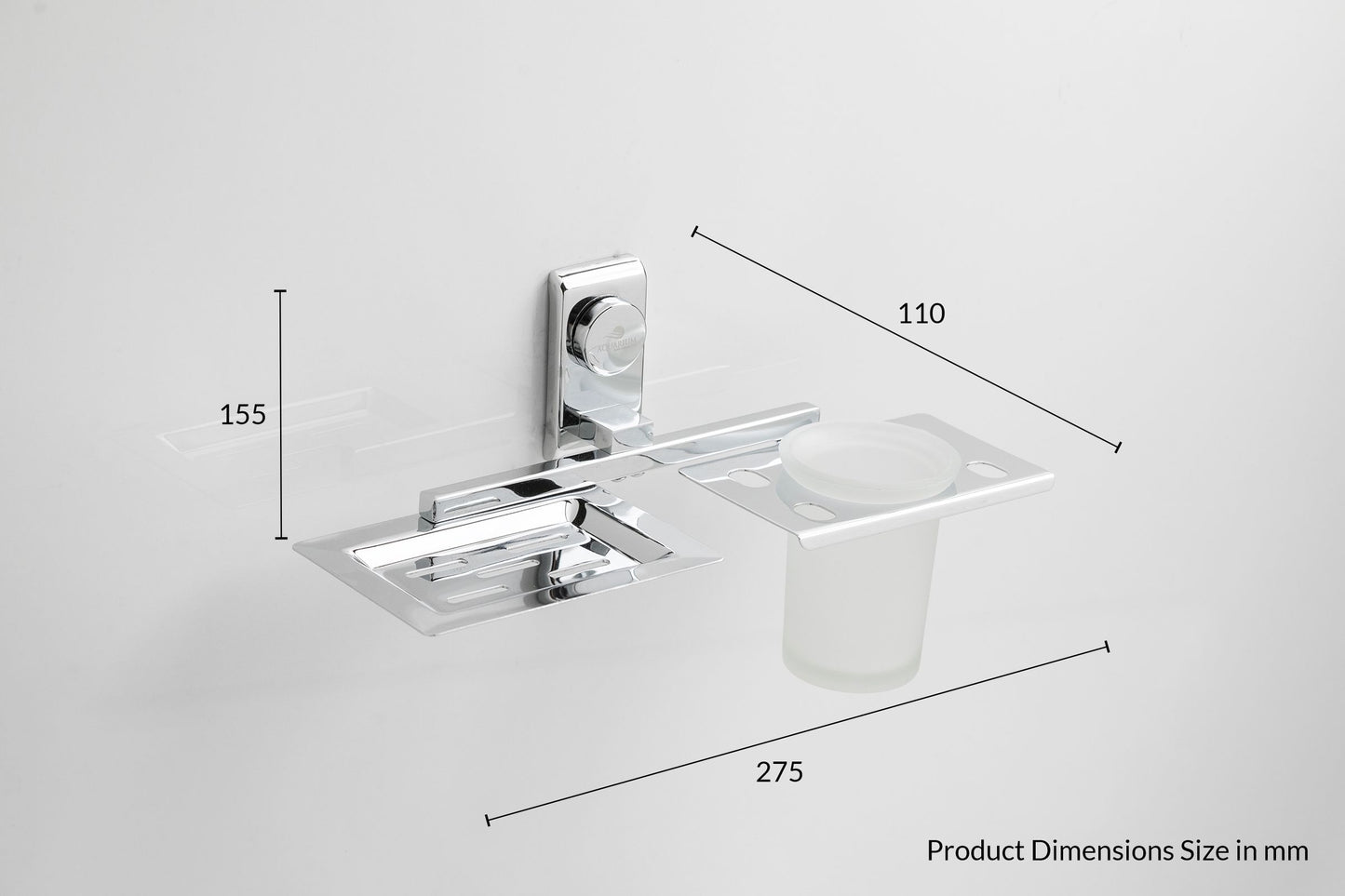 Soap Holder with Tumbler Holder | Larry Series