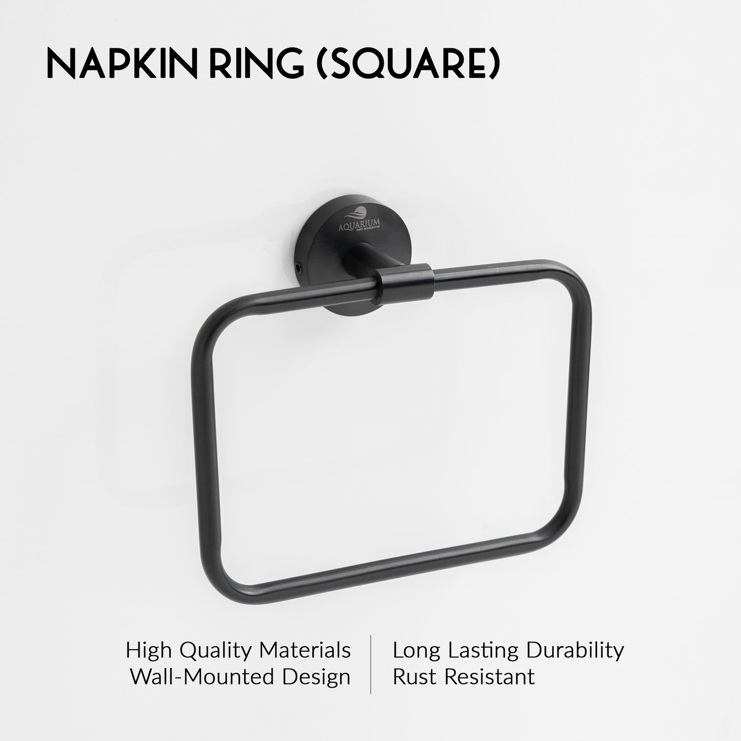 Towel Ring | Square | Ruby Series