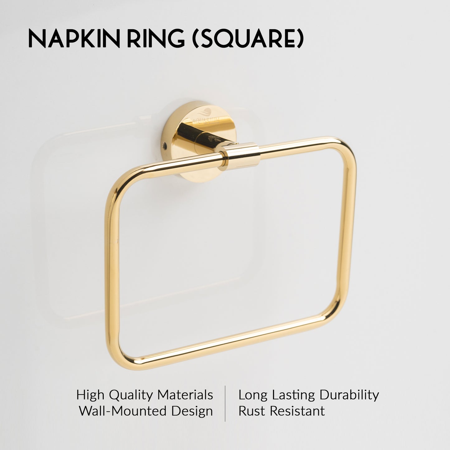 Towel Ring | Square | Ruby Series