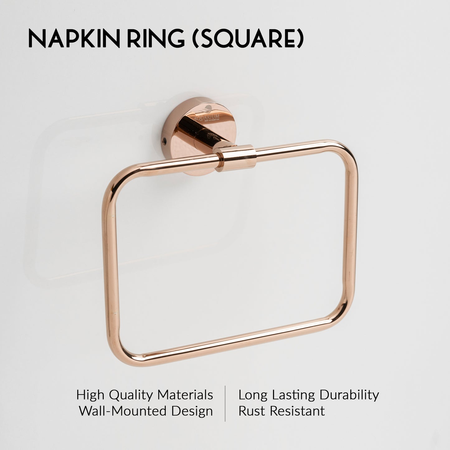Towel Ring | Square | Ruby Series