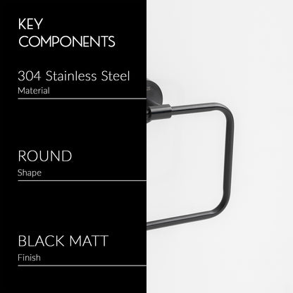 Towel Ring | Square | Ruby Series