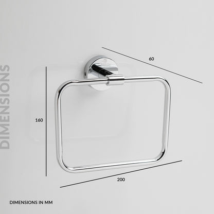 Towel Ring | Square | Ruby Series