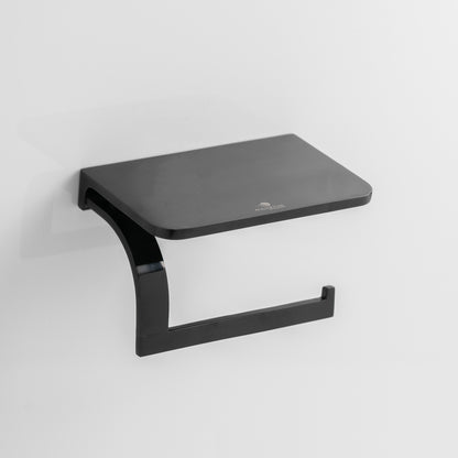 Paper Holder With Shelf | salmon Series