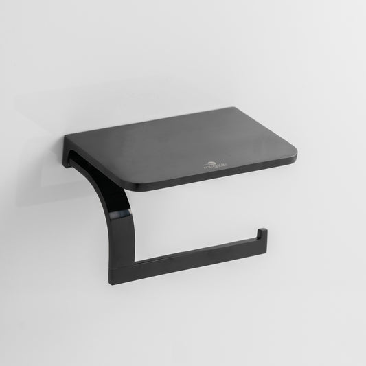 Paper Holder With Shelf | salmon Series