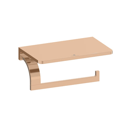 Paper Holder With Shelf | salmon Series