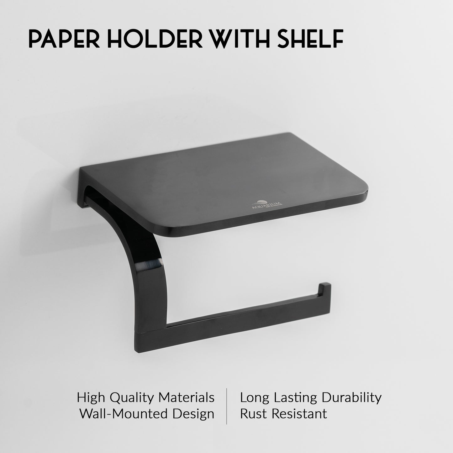 Paper Holder With Shelf | salmon Series