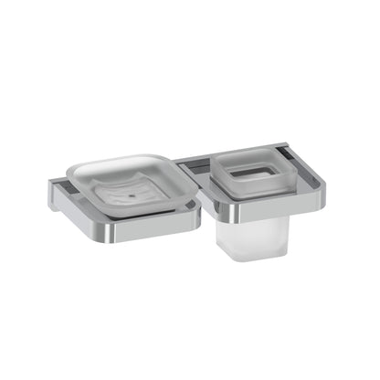 Soap Holder With Tumbler Holder | Caviar Series