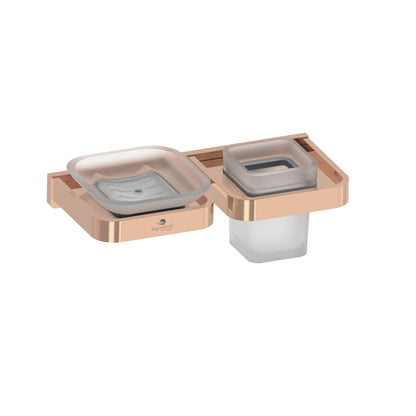 Soap Holder With Tumbler Holder | Caviar Series