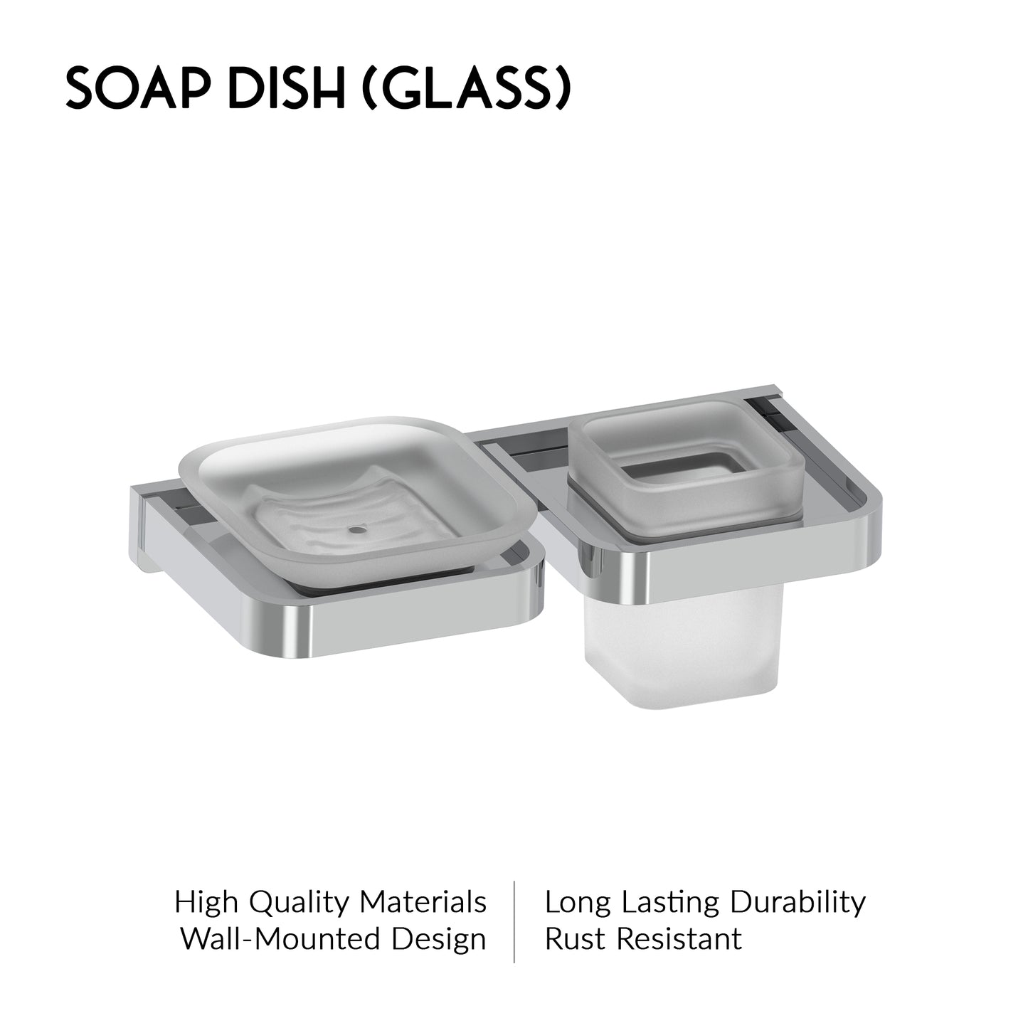 Soap Holder With Tumbler Holder | Caviar Series