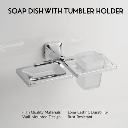 Soap Holder With Tumbler Holder | Ellen Series