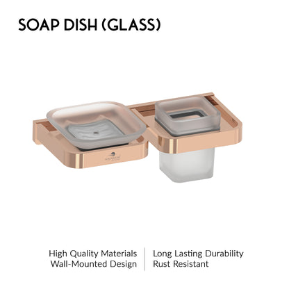Soap Holder With Tumbler Holder | Caviar Series