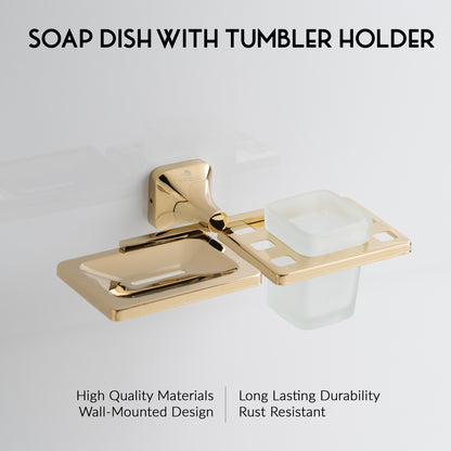 Soap Holder With Tumbler Holder | Ellen Series