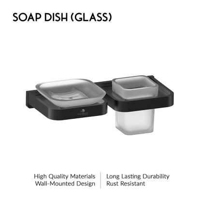 Soap Holder With Tumbler Holder | Caviar Series