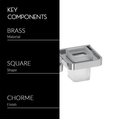 Soap Holder With Tumbler Holder | Caviar Series