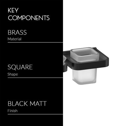 Soap Holder With Tumbler Holder | Caviar Series