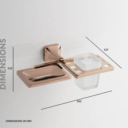 Soap Holder With Tumbler Holder | Ellen Series