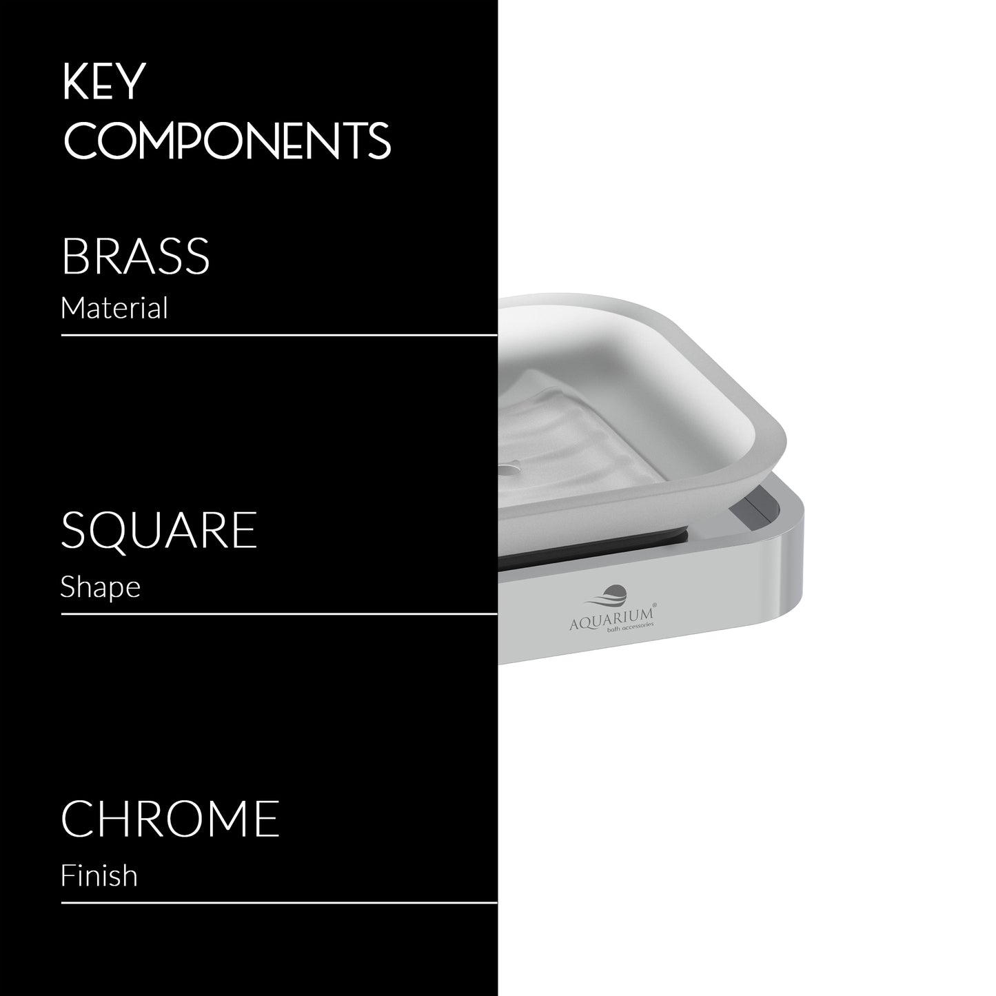 Soap Holder | Caviar Series | Glass