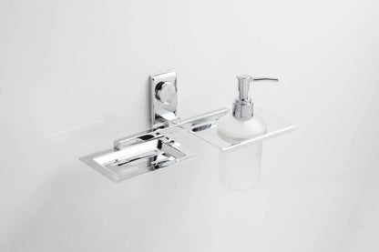 Soap Holder with Liquid Dispenser | Larry Series