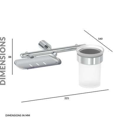 Soap Holder With Tumbler Holder | Star