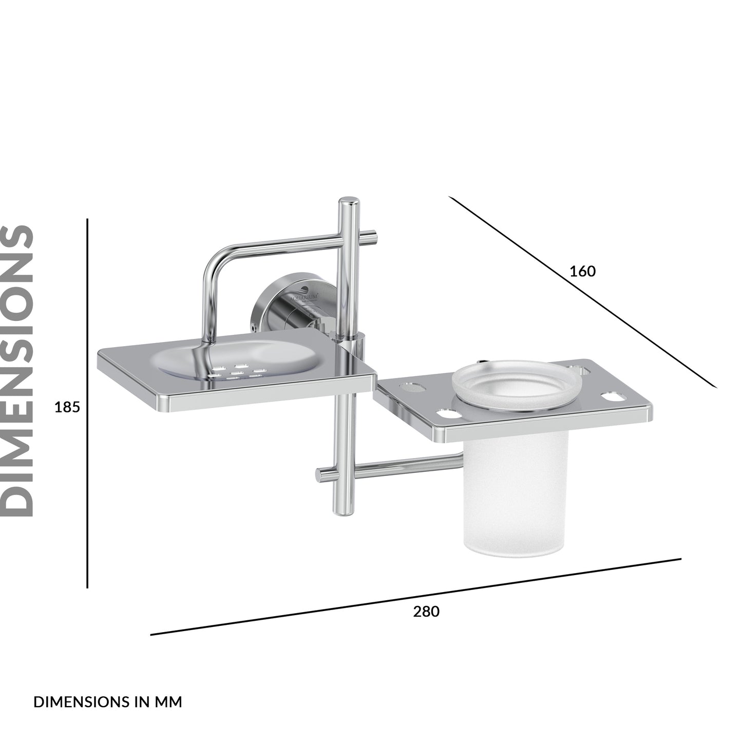 Soap Holder With Tumbler Holder | Angel