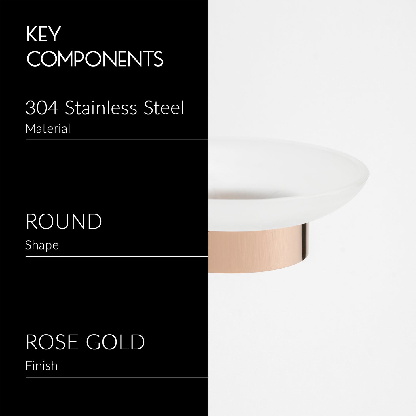 Soap Holder | Glass | Ruby Series