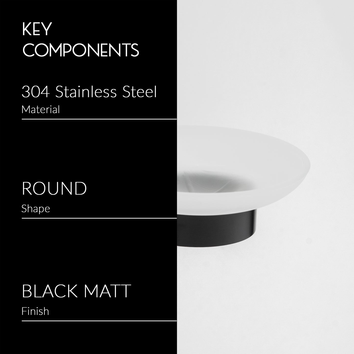 Soap Holder | Glass | Ruby Series