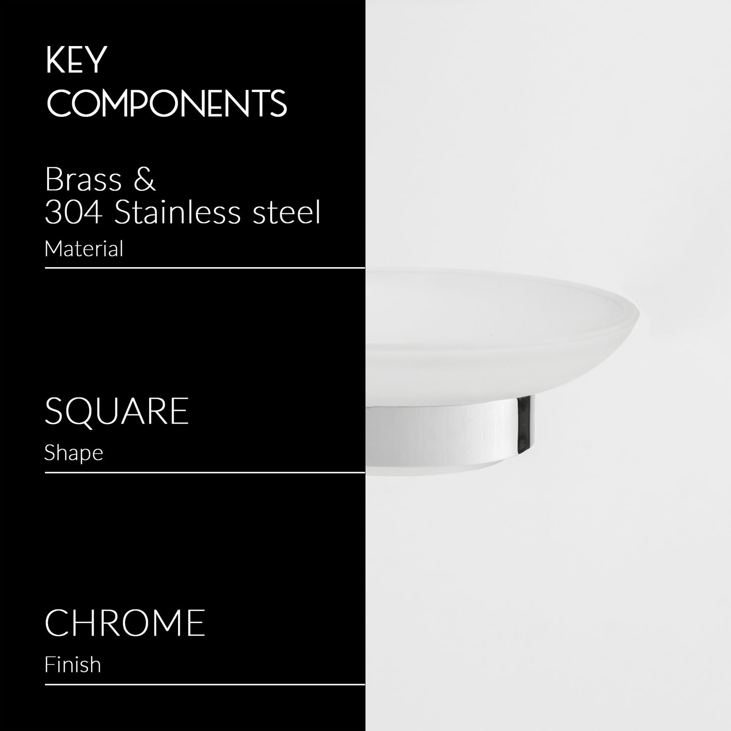 Soap Holder | Glass | Titan Series