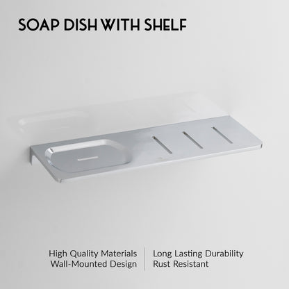 Soap Holder With Shelf | Salmon Series