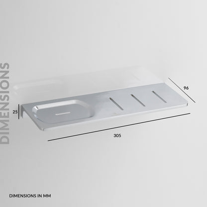 Soap Holder With Shelf | Salmon Series