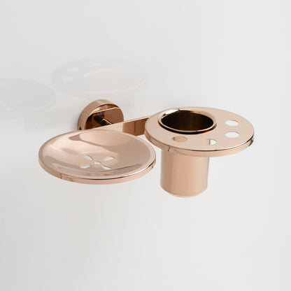 Soap Holder with Tumbler Holder | Ruby Series