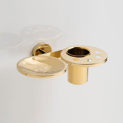 Soap Holder with Tumbler Holder | Ruby Series