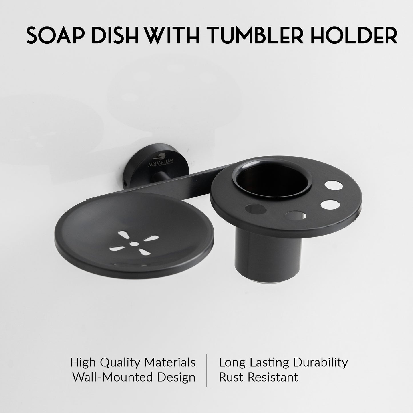 Soap Holder with Tumbler Holder | Ruby Series