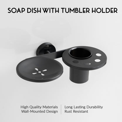Soap Holder with Tumbler Holder | Ruby Series