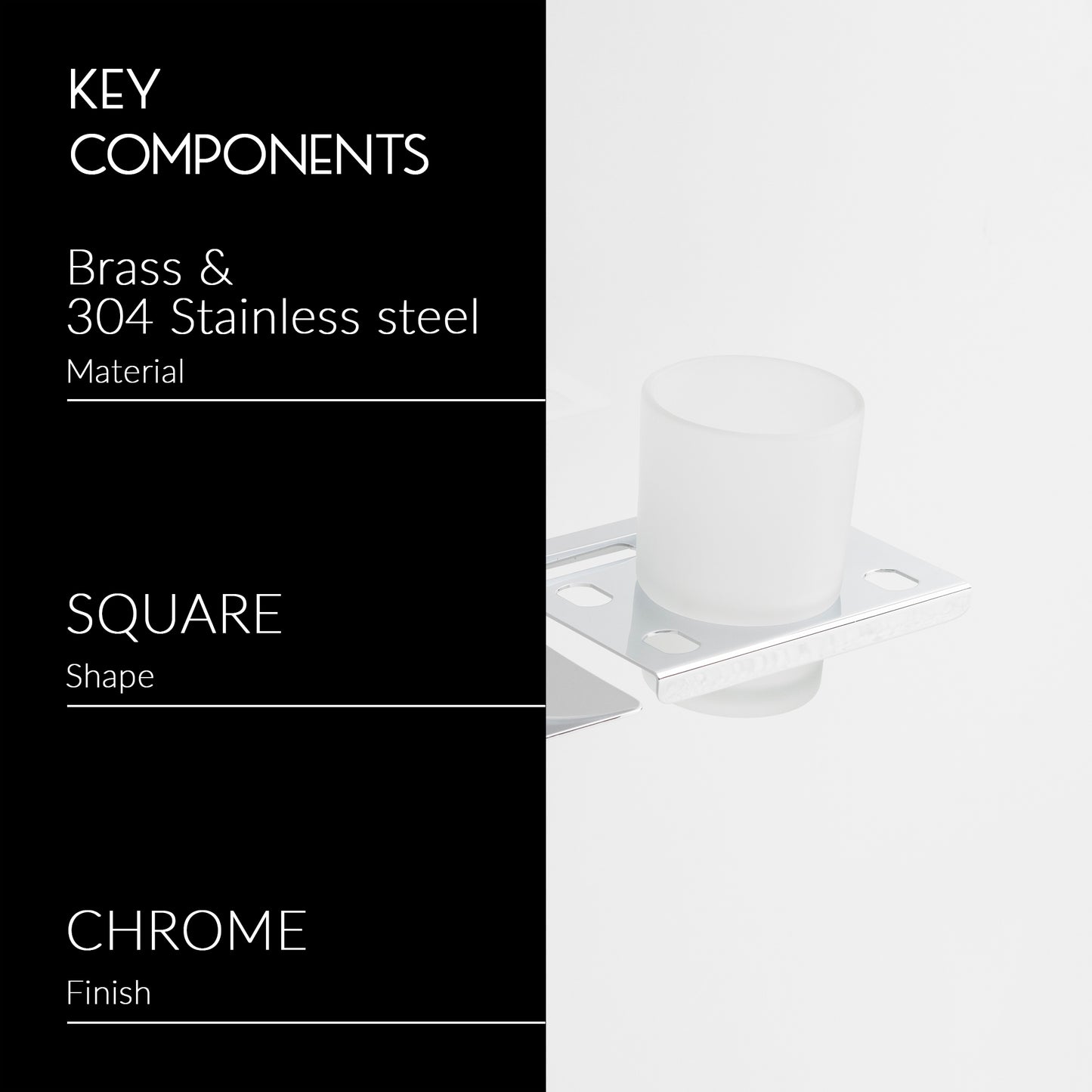 Soap Holder with Tumbler Holder | Titan Series