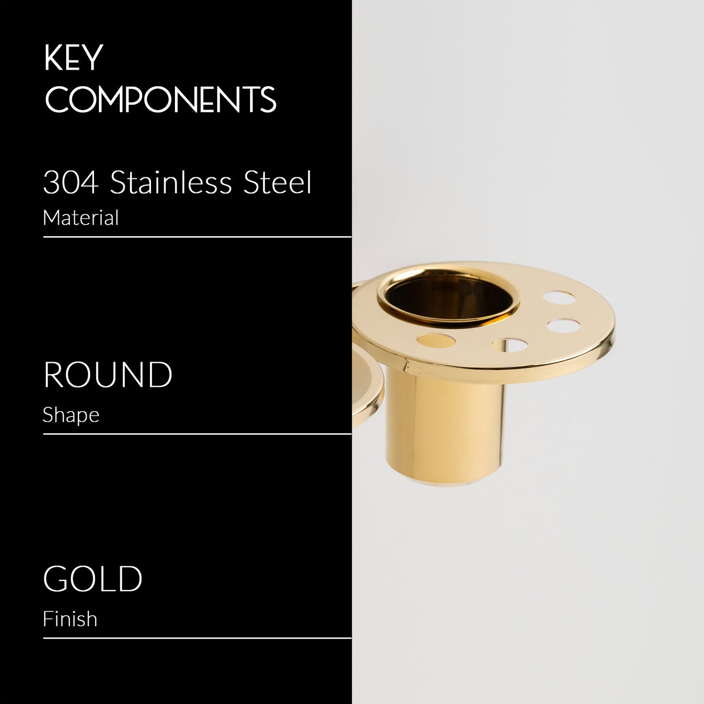 Soap Holder with Tumbler Holder | Ruby Series