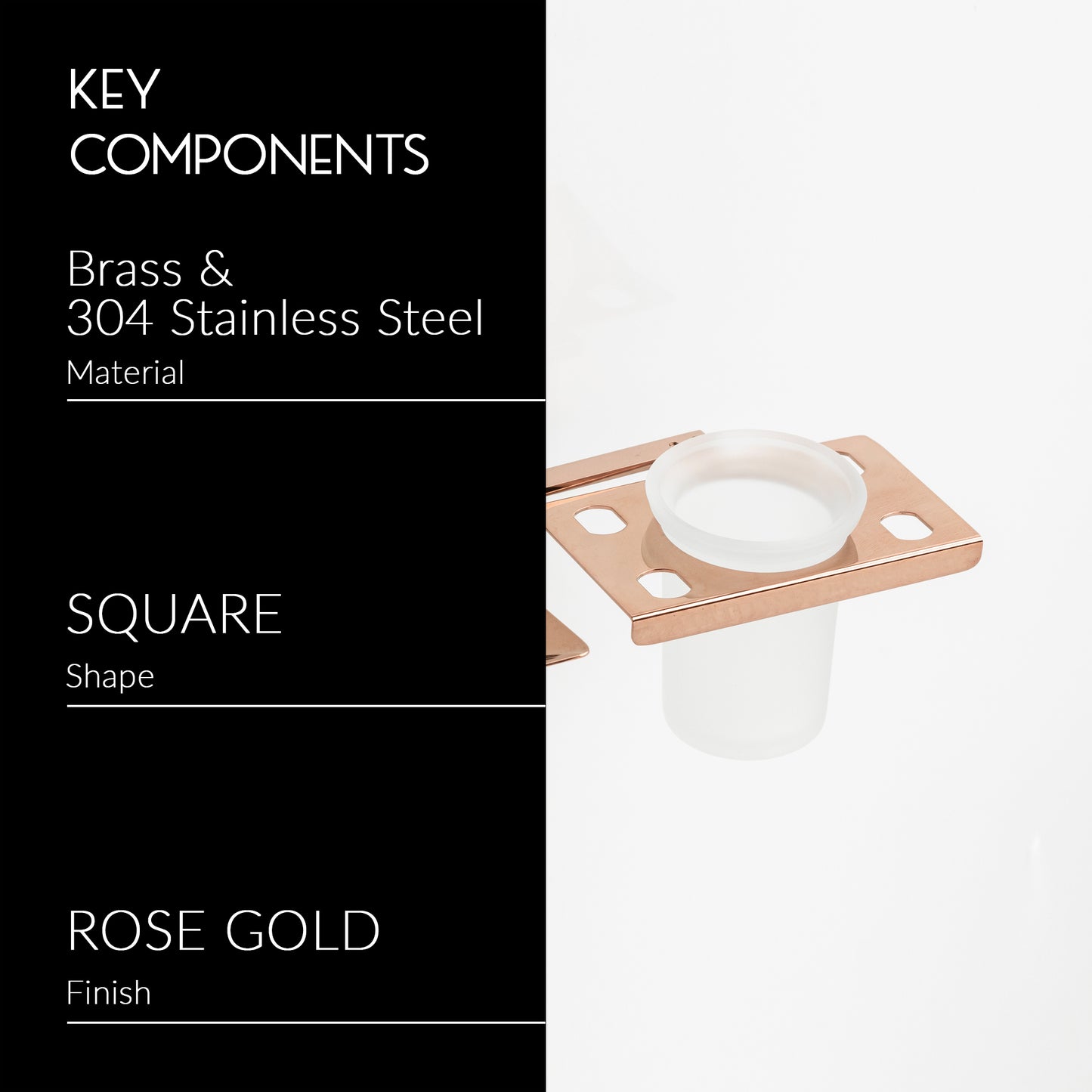 Soap Holder with Tumbler Holder | Rosy Series