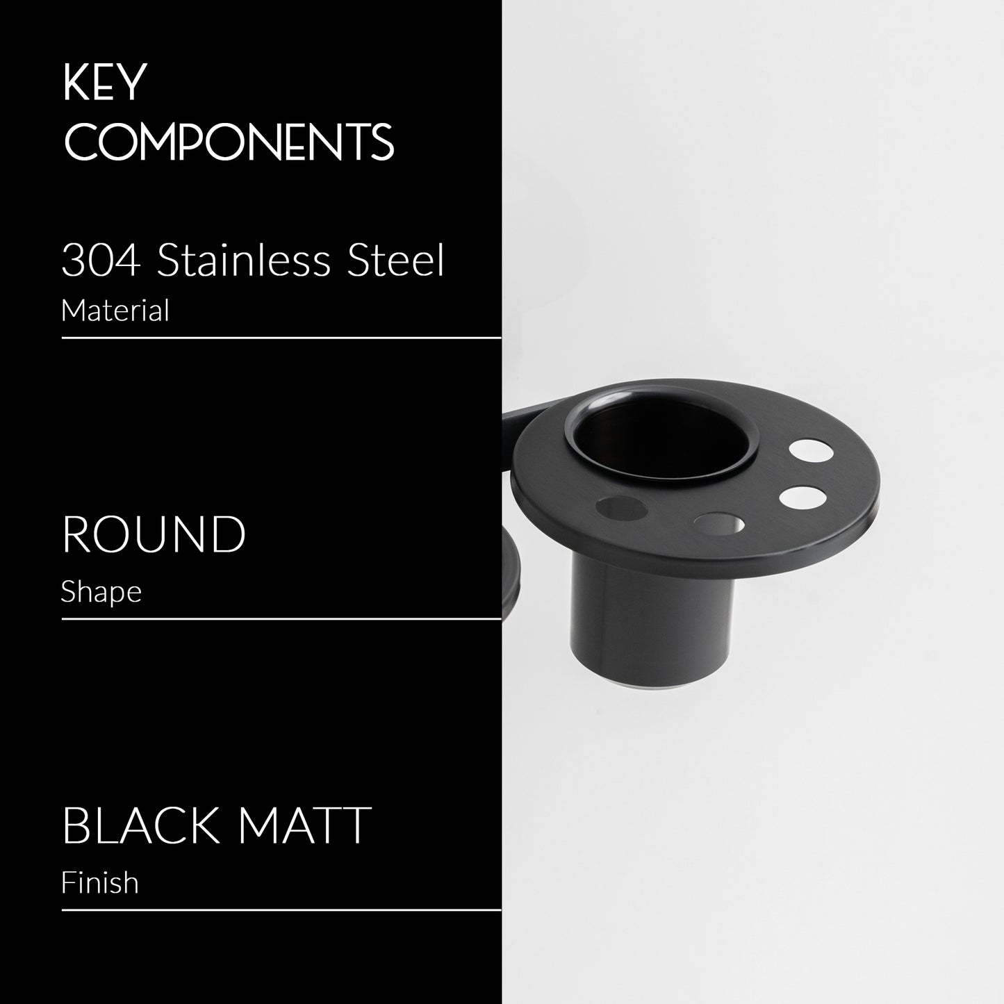 Soap Holder with Tumbler Holder | Ruby Series