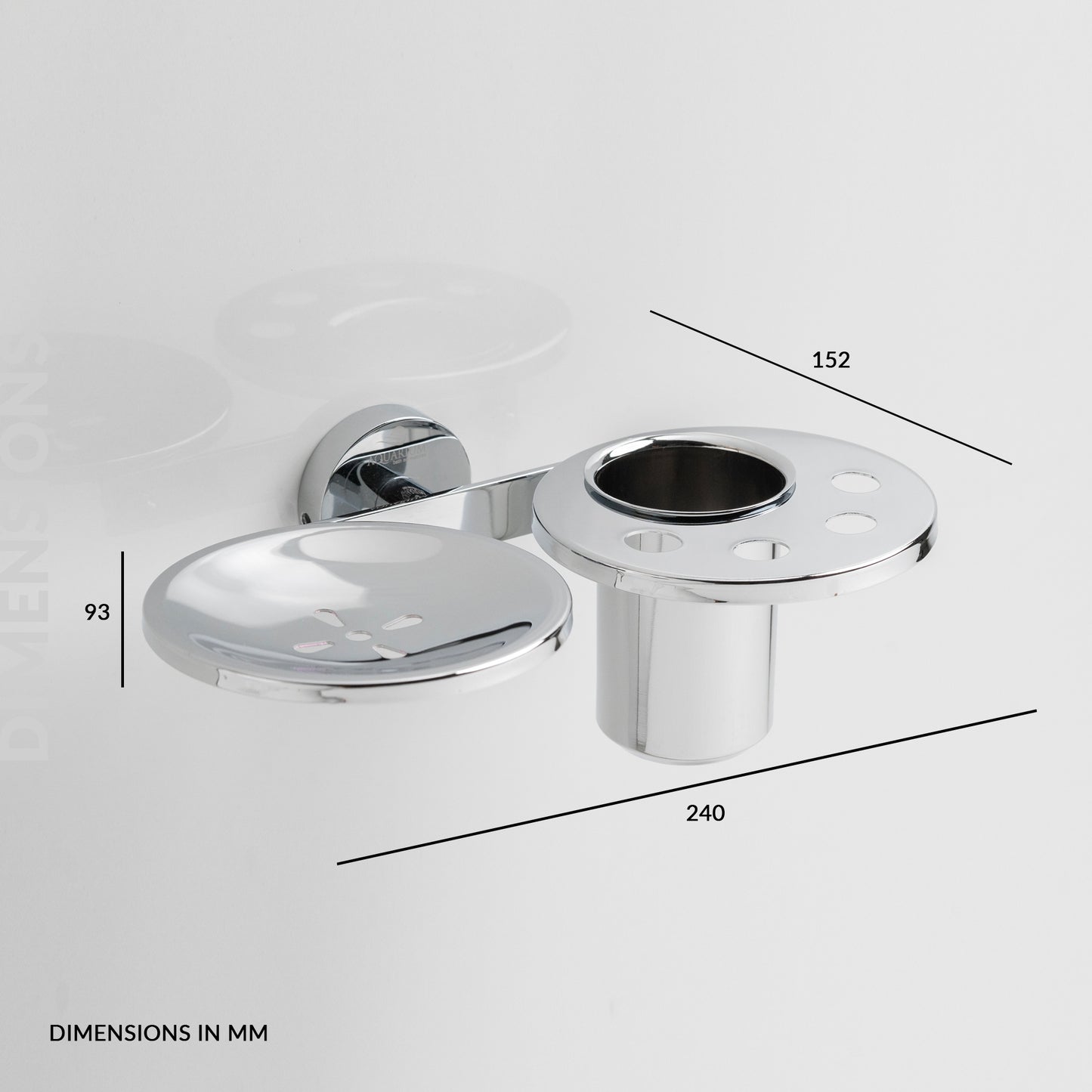 Soap Holder with Tumbler Holder | Ruby Series