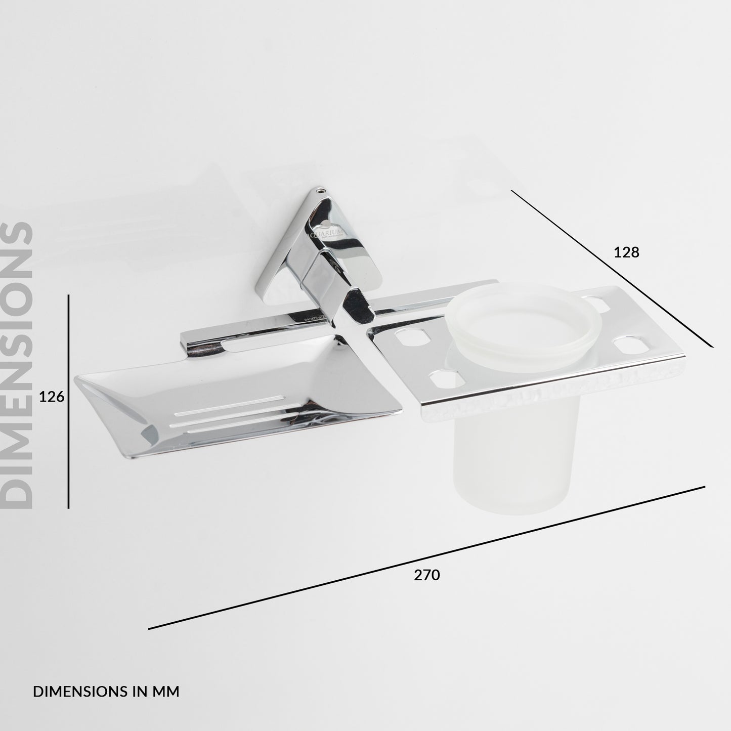 Soap Holder with Tumbler Holder | Rosy Series