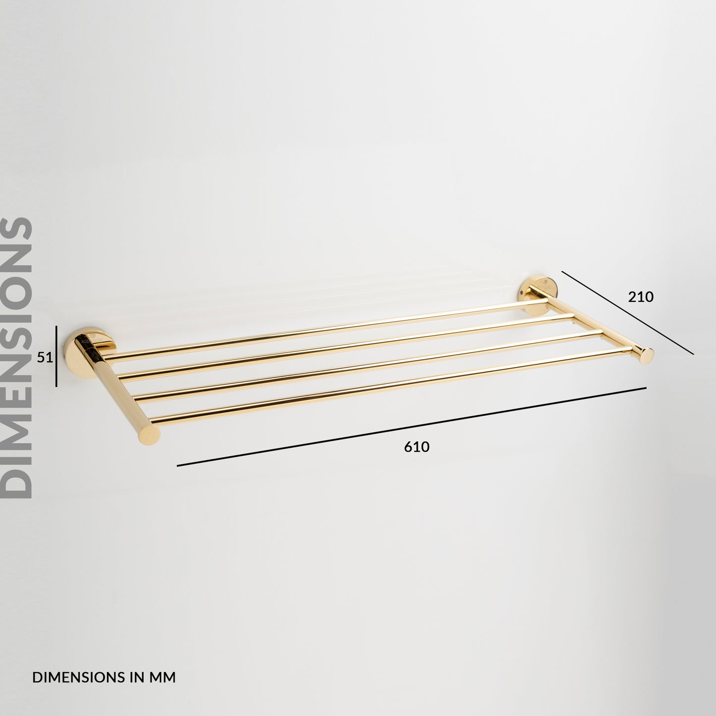 Towel Rack Shelf | Ruby Series