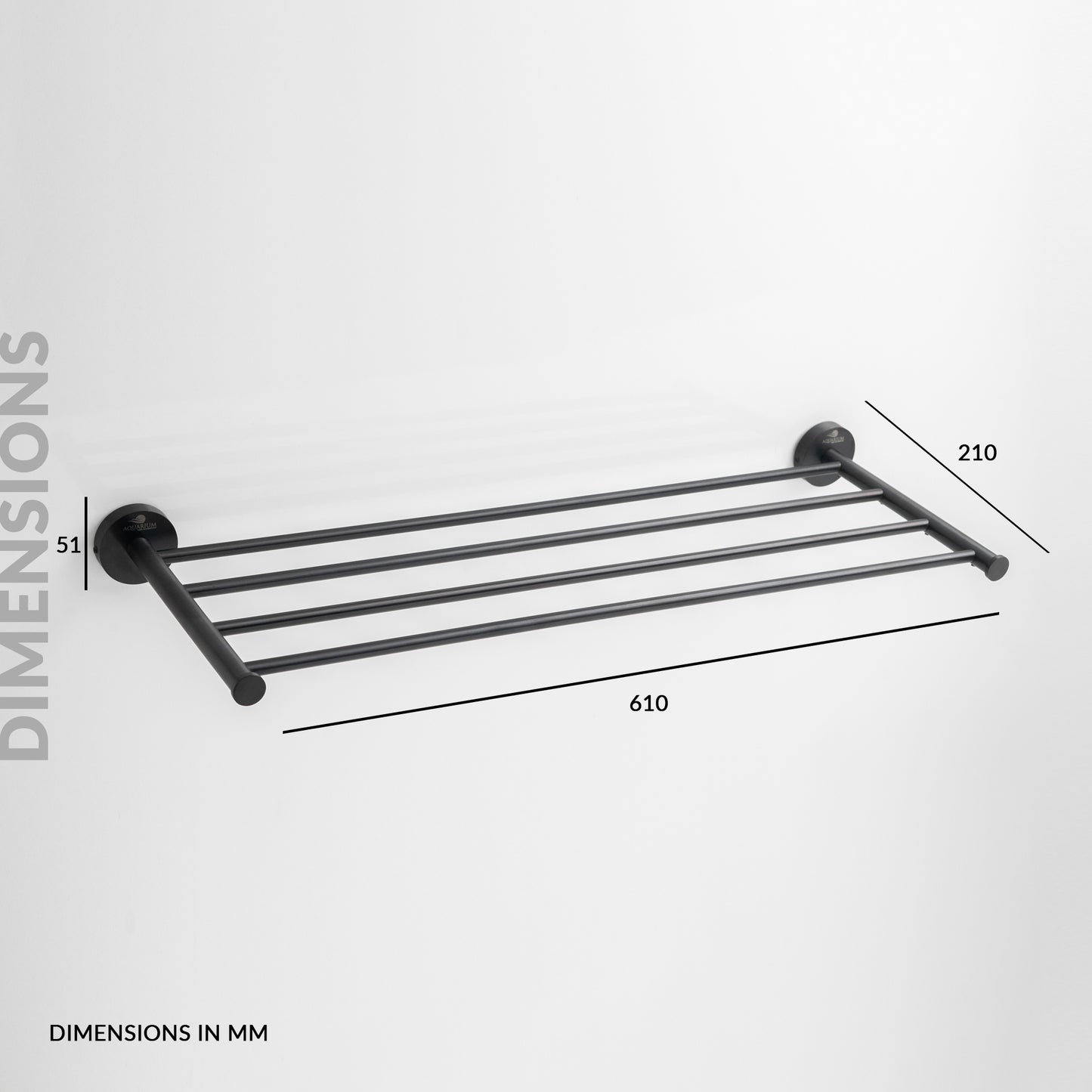 Towel Rack Shelf | Ruby Series