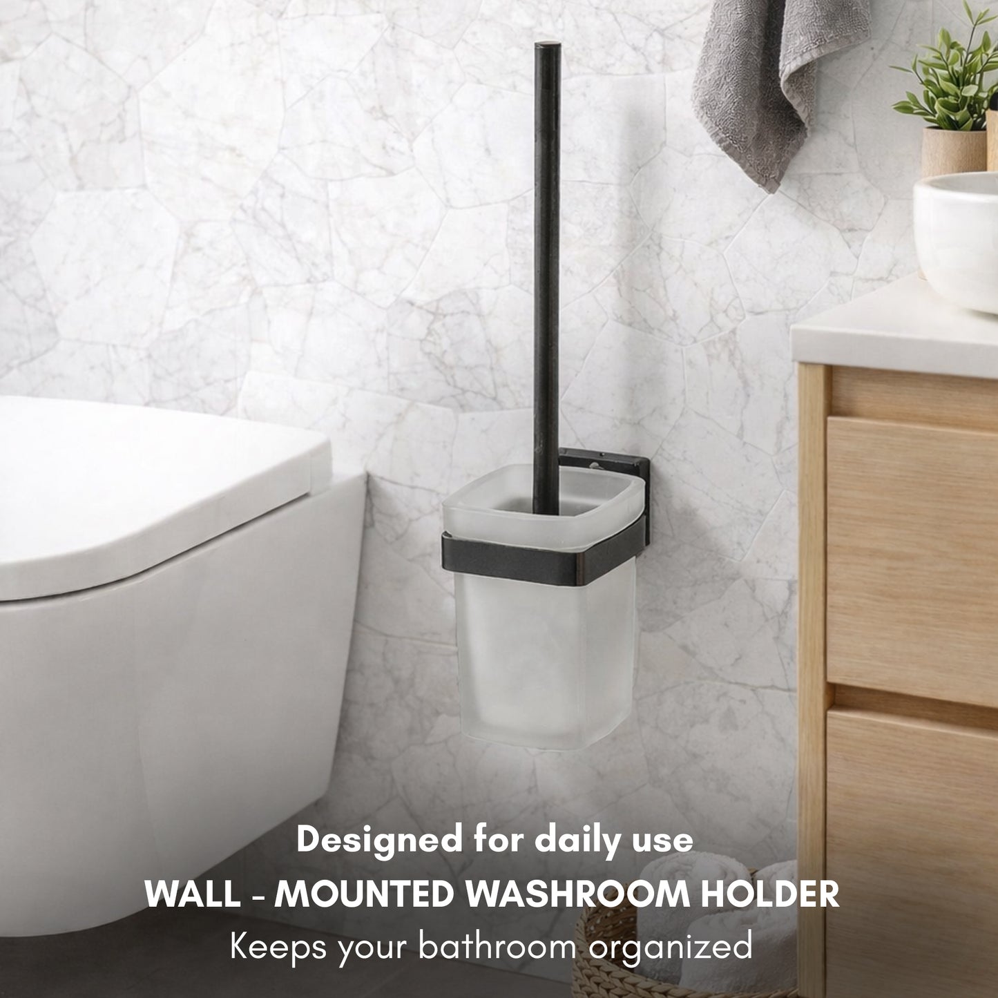 Toilet Brush Holder | Square