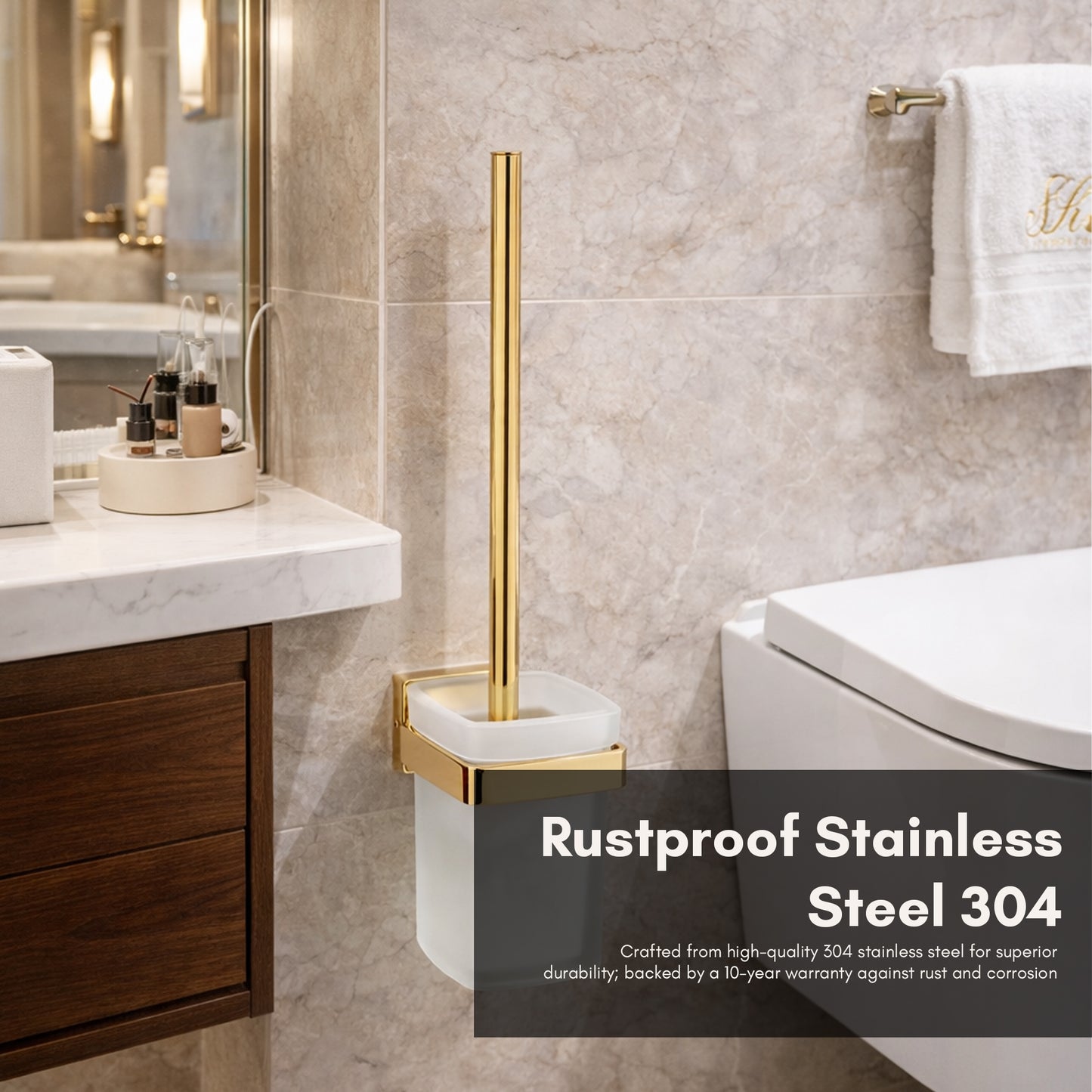 Toilet Brush Holder | Square